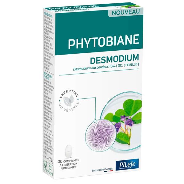 Pileje Phytobiane Desmodium - Détoxfiant Hépatique - 30 comprimés