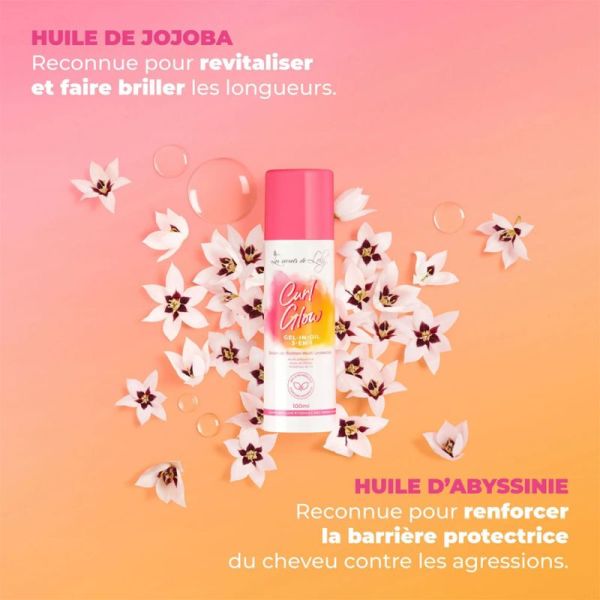 Les Secrets de Loly Curl Glow Sérum de Finition Multi-Protection 100ml – Brillance et protection thermique