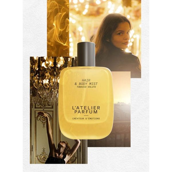 L'Atelier Parfum Tobacco Volute 50ml - Brume Parfumée Envoûtante pour Corps et Cheveux