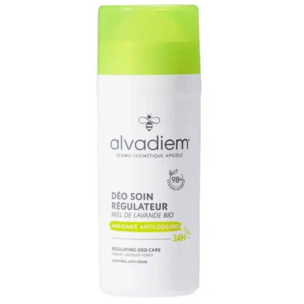Alvadiem Déodorant Soin Régulateur au Miel de Lavande Bio - 70ml