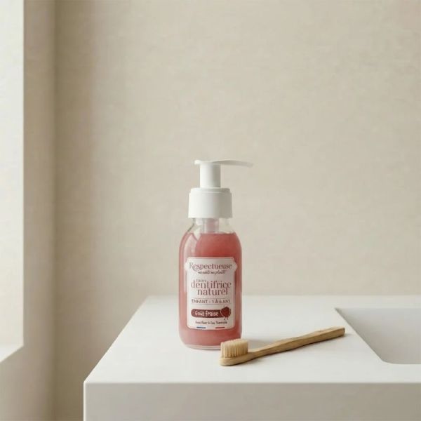Respectueuse Dentifrice Naturel Bio Fraise Enfant 80ml – Hygiène et protection