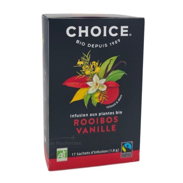 CHOICE Infusion Rooibos Vanille Bio - 17 Sachets