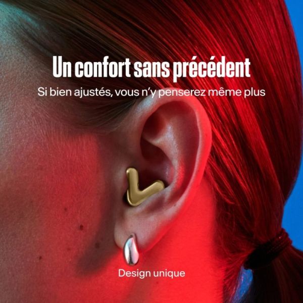 Alpine Tune Gold Paire de bouchons d'oreille - Haute fidélité pour les concerts, les festivals et les passionnés de musique