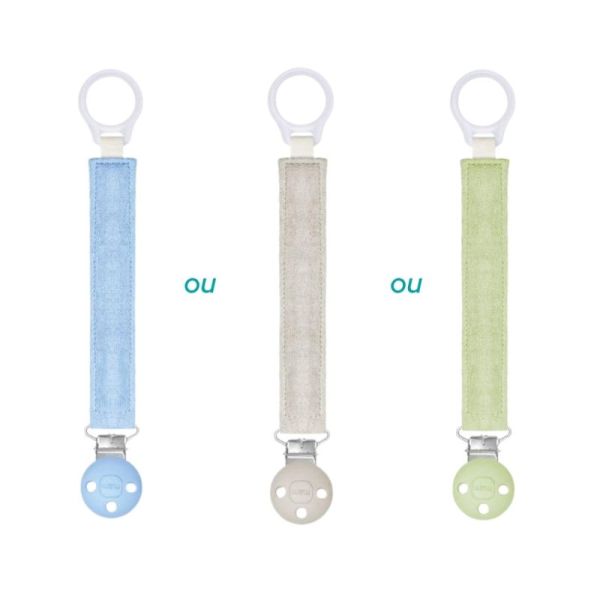 MAM Attache-sucette Marin coloris aléatoire - Fixation facile et hygiène de la sucette