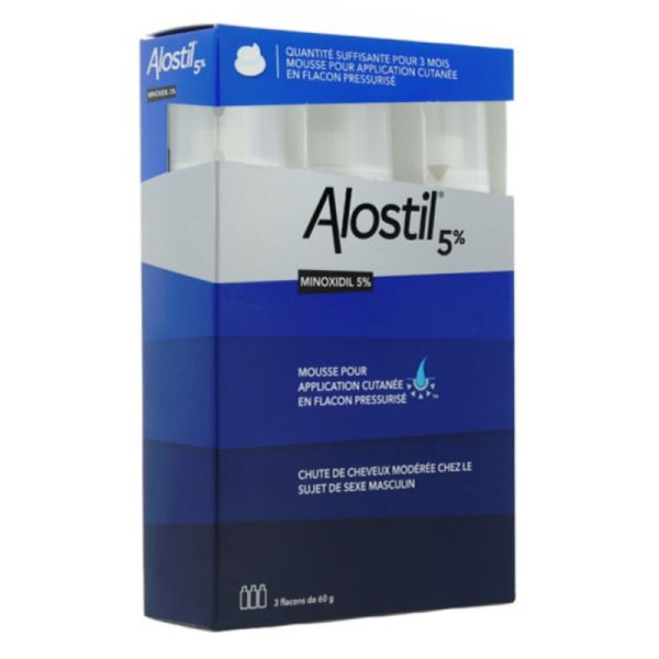 Alostil Minoxidil 5% mousse 3x60g