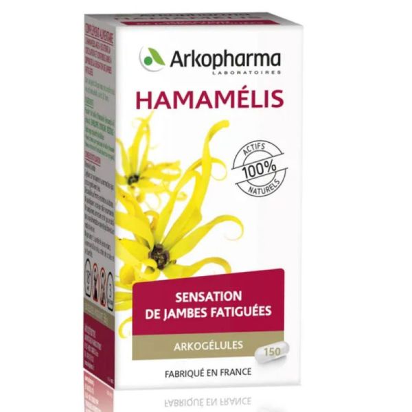 Arkopharma Arkogélules Hamamélis Bio 150 gélules