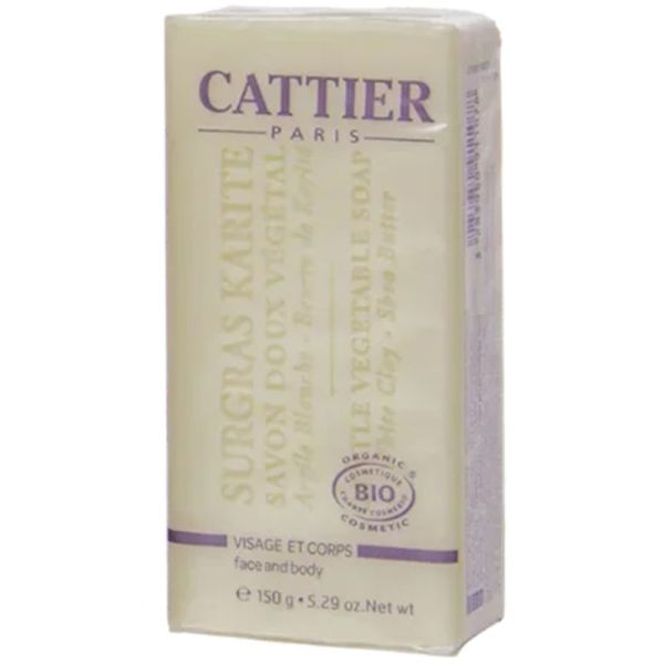 Cattier Savon Doux Végétal Surgras Karité Bio 150g – Nutrition et confort