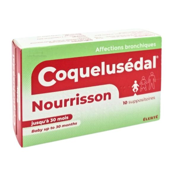 Coquelusédal Nourrisson - 10 suppositoires - Affections bronchiques