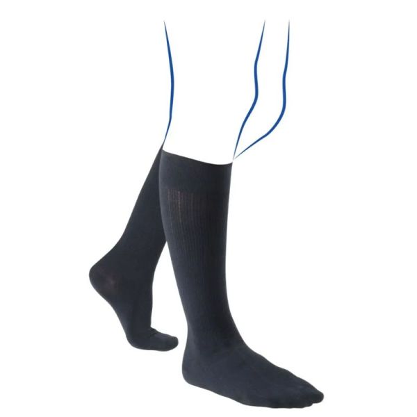 Thuasne Venoflex City Confort Coton Chaussettes de Contention Classe 3 Normal Taille 2 Noir – Douceur et résistance