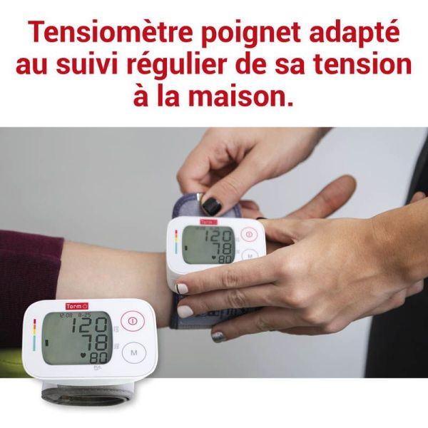 Torm Tensiomètre Poignet KD-7920 - 1 pièce - Grand écran, mesure précise de la tension