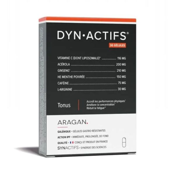 Aragan Synactifs DYNActifs Tonus - 30 gélules