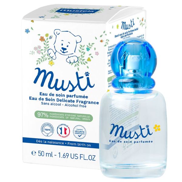 Mustela Musti Eau de Soin Parfumée - 50ml - Douceur et fraîcheur dès la naissance