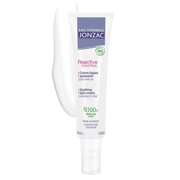 Jonzac Reactive Control Crème Légère Apaisante Bio - 40ml