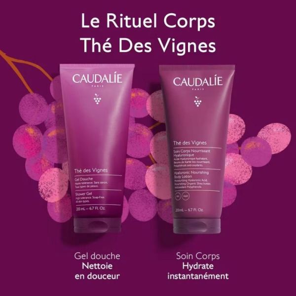 Caudalie Le Rituel Corps Thé des Vignes - Hygiène et hydratation du corps