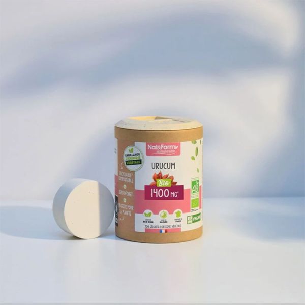 Nat & Form Urucum Bio 90 Gélules – Préparation et antioxydant