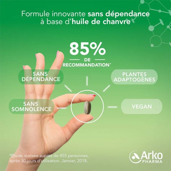 Arkopharma Arkorelax Cannabis Sativa 30 comprimés