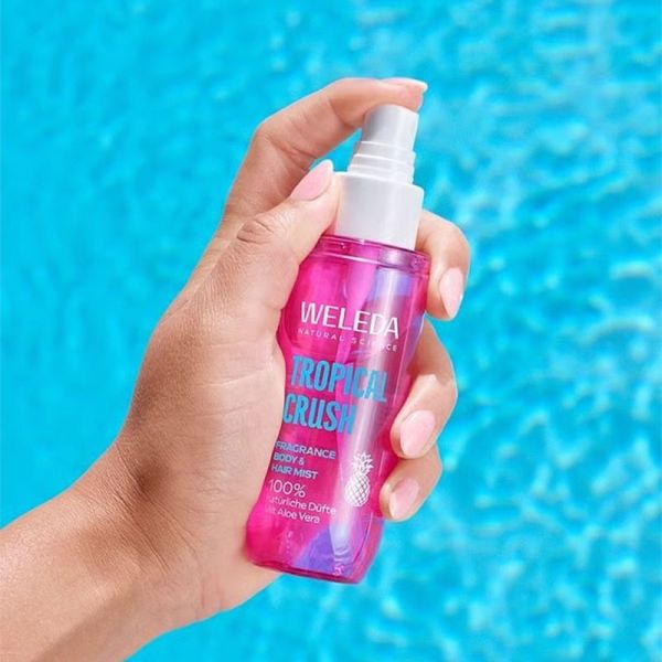Weleda Brume Parfumée Corps & Cheveux Tropical Crush 95ml – Signature fruitée et estivale