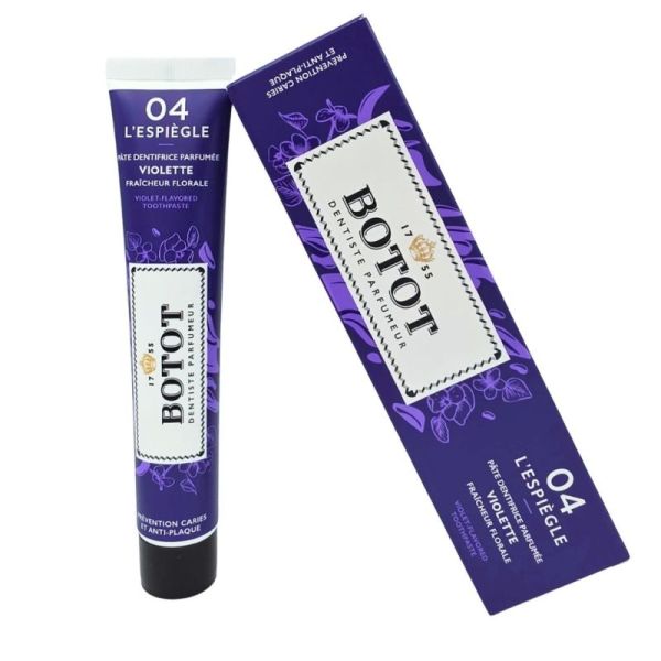 Botot 04 L'Espiègle Pâte dentifrice parfumée 75 ml - Violette, prévention caries et anti-plaque