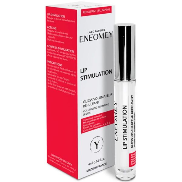 Eneomey Lip Stimulation - Gloss Volumateur Repulpant 4ml - Galbe Lisse et Hydrate les Lèvres Fines