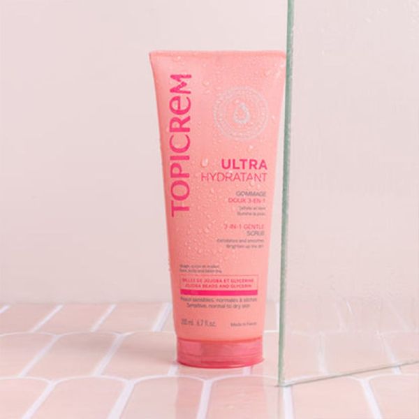 Topicrem Ultra-Hydratant Gommage Doux 3-en-1 200 ml – Visage, Corps et Maillot