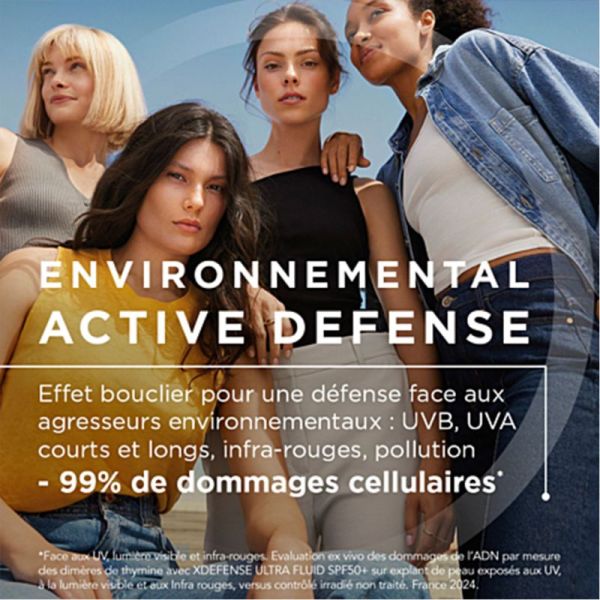 Bioderma Photoderm XDefense Ultra-Fluid SPF50+ 40ml – Soin solaire détoxifiant