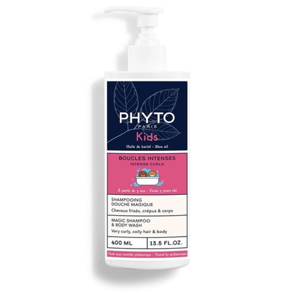 Phyto Kids Shampooing Douche Magique Boucles Intenses - Peaux & Cheveux - Dès 3 ans - 400ml