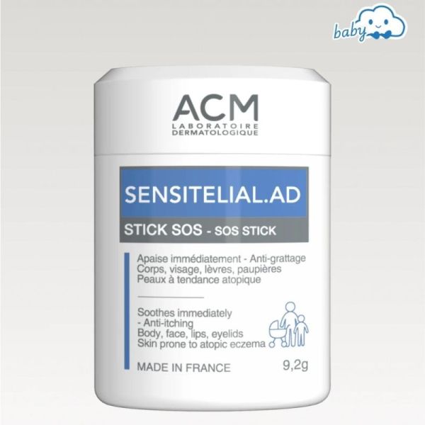 ACM Sensitélial.AD Stick SOS Stick - Apaise immédiatement et réduit le grattage localisé
