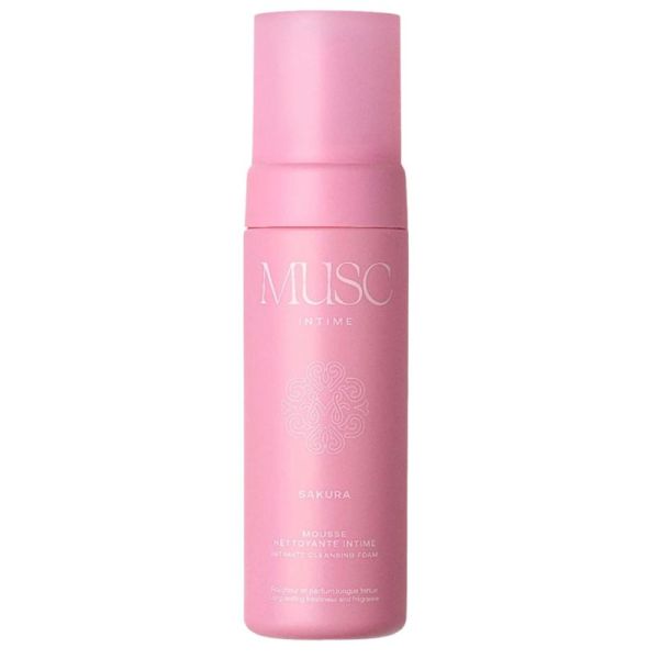 Musc Intime Sakura Mousse Nettoyante Intime 150ml – Hygiène intime douce