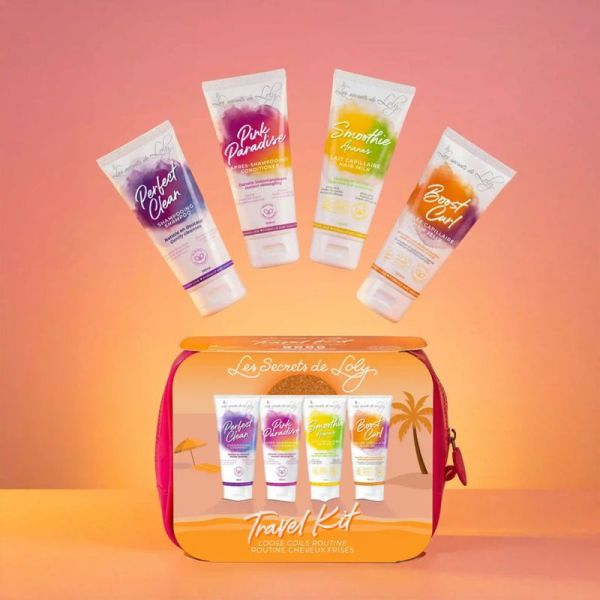 Les Secrets De Loly Trousse Cheveux Frisés Format Voyage – Routine complète