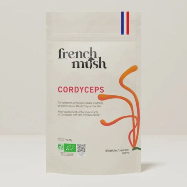 French Mush Gélules Cordyceps 168 gélules - Energie, endurance et vitalité naturelle