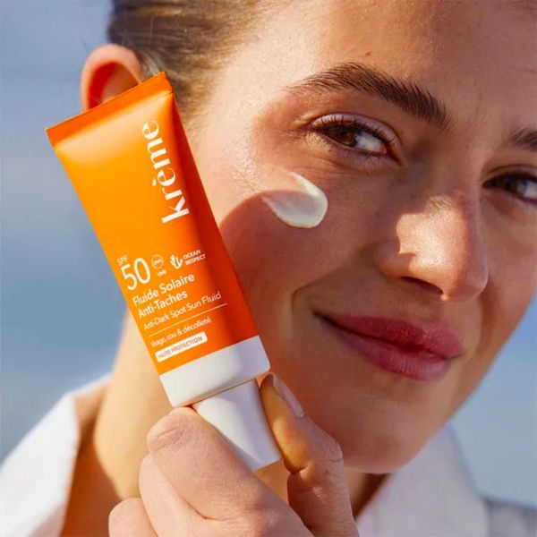 Krème Fluide Solaire Anti-Taches SPF50 - 40ml - Haute protection visage avec action anti-taches