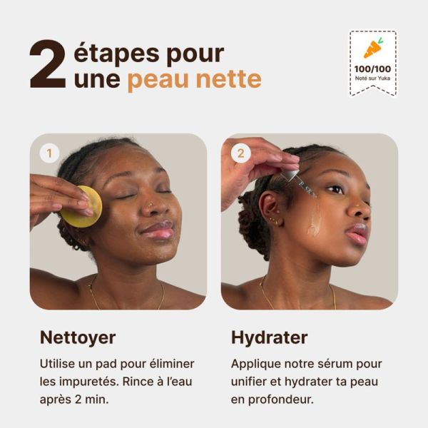 Curculia Pads Nettoyants Au Curcuma 3 En 1 30 Pads – Pureté et éclat