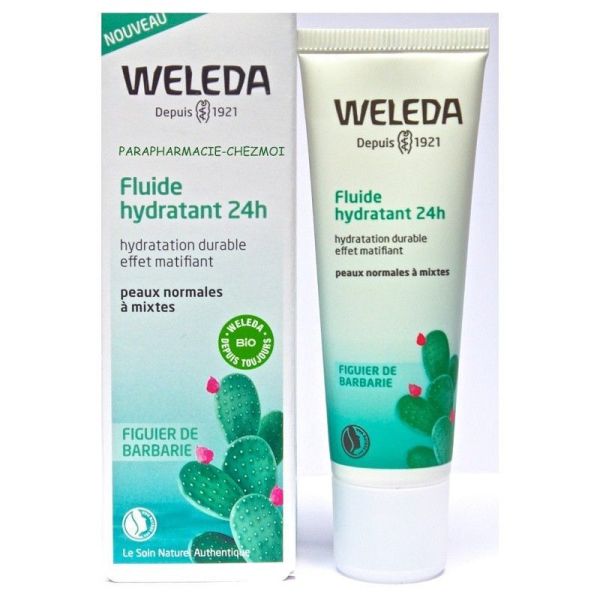 Weleda Figuier de Barbarie Fluide Hydratant 24h 30 ml