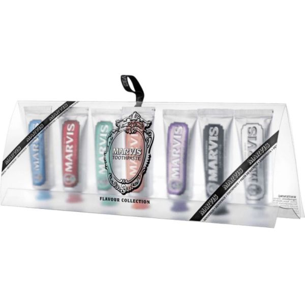 Marvis Coffret Cadeau Homme Assortiment de 7 Dentifrices - 7 x 25ml