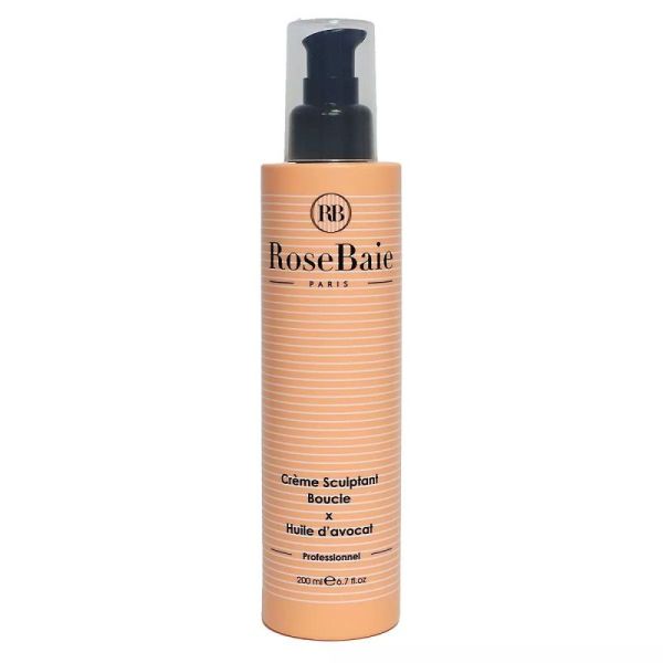 RoseBaie Crème Hydratante Cheveux Bouclés, Frisés et Crépus - 200ml