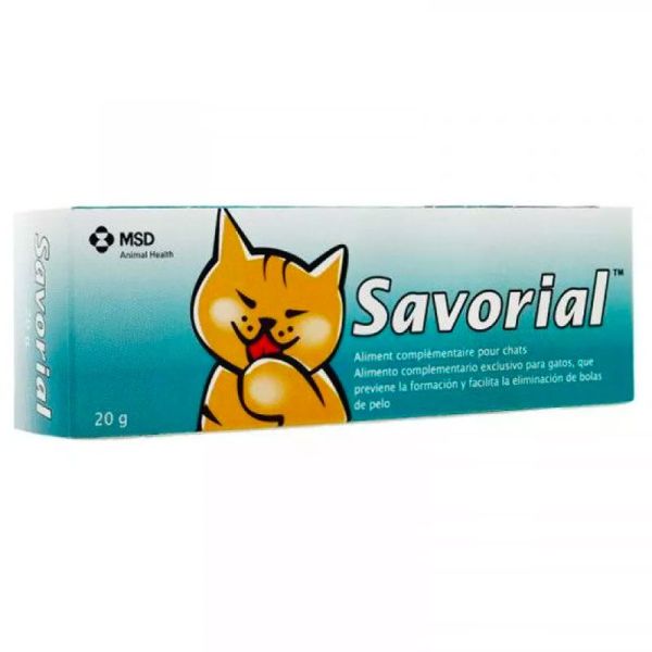 MSD Savorial Pâte Orale Chat - Troubles Digestifs due aux Poils - 20g