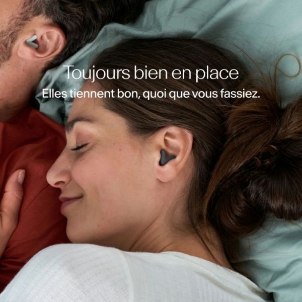Alpine Silence Black Paire de bouchons d'oreille - Calme ultime pour la concentration, le sommeil et les voyages
