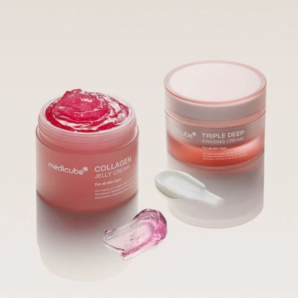 Medicube Collagen Jelly Cream 50 ml - Crème gel visage hydratante, raffermissante et repulpante au collagène