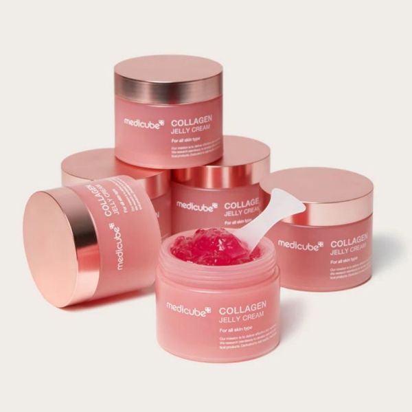 Medicube Collagen Jelly Cream 50 ml - Crème gel visage hydratante, raffermissante et repulpante au collagène