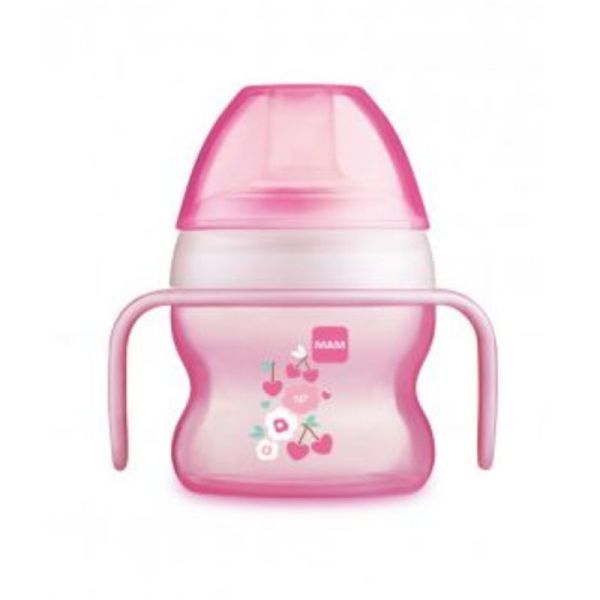 MAM Tasse à Bec Souple Rose 6 mois et plus - 150ml