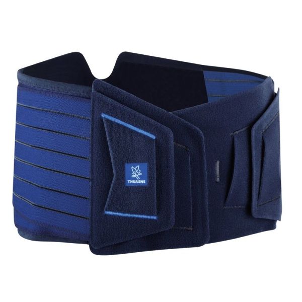 Thuasne Lombacross Activity Ceinture Lombaire Bleue - Hauteur 21cm - Taille 4