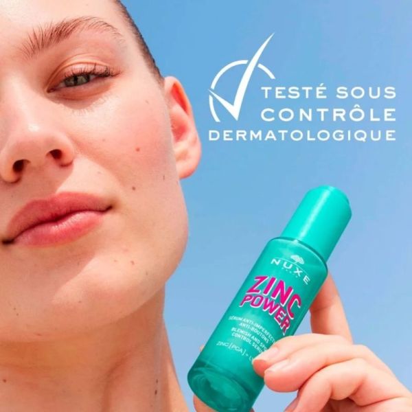 Nuxe Zinc Power Duo Anti-Imperfections - sérum et fluide matifiant offert