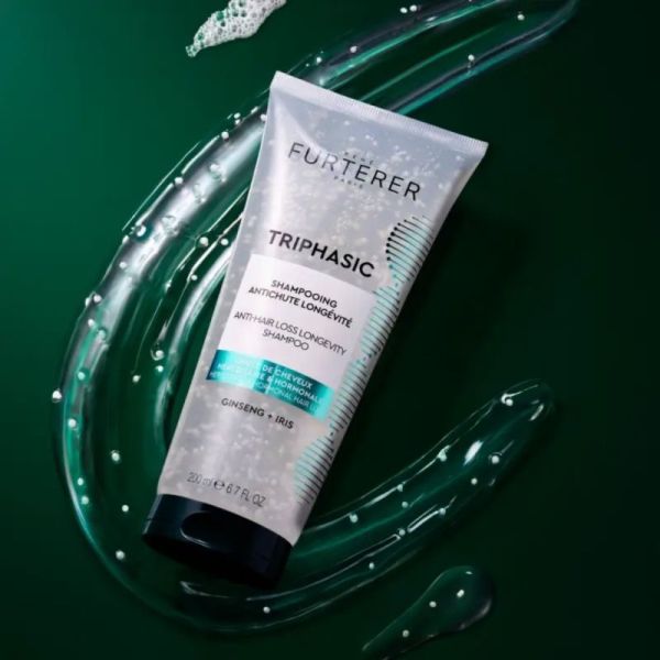 René Furterer Triphasic Shampoing Antichute Longévité 200 ml – Freine la chute de cheveux