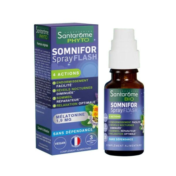 Santarome Somnifor Spray Flash Endormissement & Relaxation - 30ml