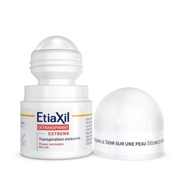 Etiaxil Détranspirant Aisselles Peaux Normales Roll-On - Lot de 2 x 15ml