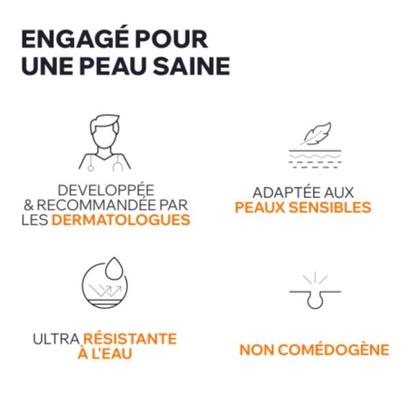 Uriage Bariésun Crème Solaire Teintée SPF 50+ 50ml – Teinte Dorée – Teint unifié et haute protection