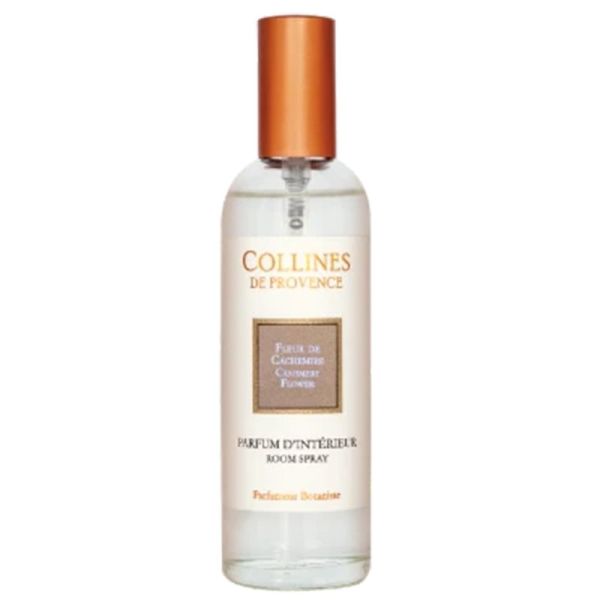 Collines de Provence Parfum d'Intérieur Fleur de Cachemire 100ml – Senteur fleurie et poudrée