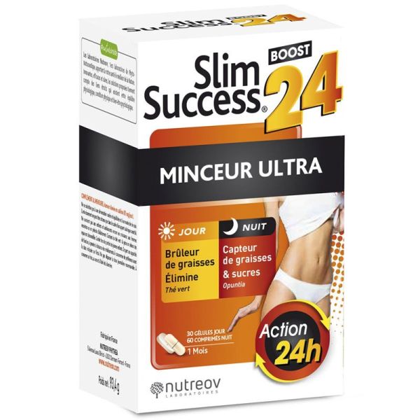 Minceur Ultra jour nuit Slim Success Boost 24 30 gélules et 60 comprimés