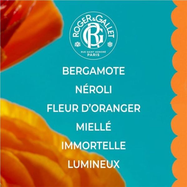 Roger&Gallet Trousse Néroli Eau Parfumée Bienfaisante 30ml + Gel Douche 50ml - Rituel relaxant d'été