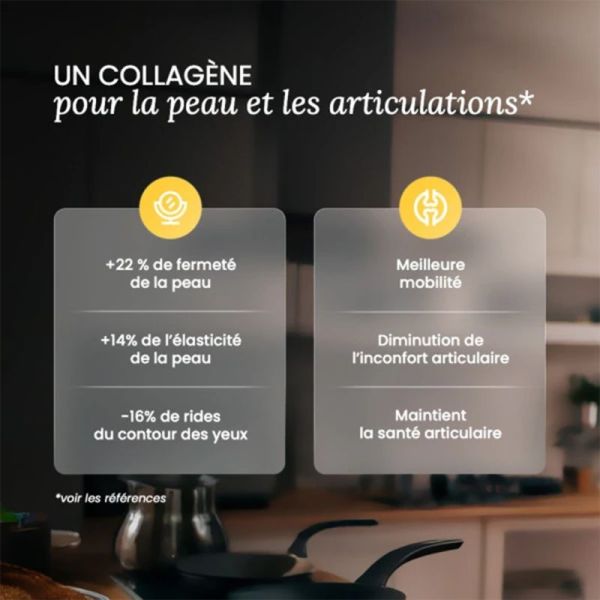 Nutri&Co Collagène Marin Type I, II & III + Vitamine C Goût Citron - 180g